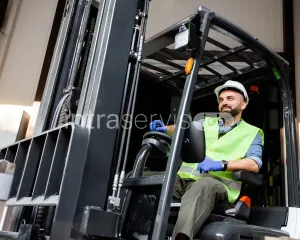 Pracownik magazynu logistycznego